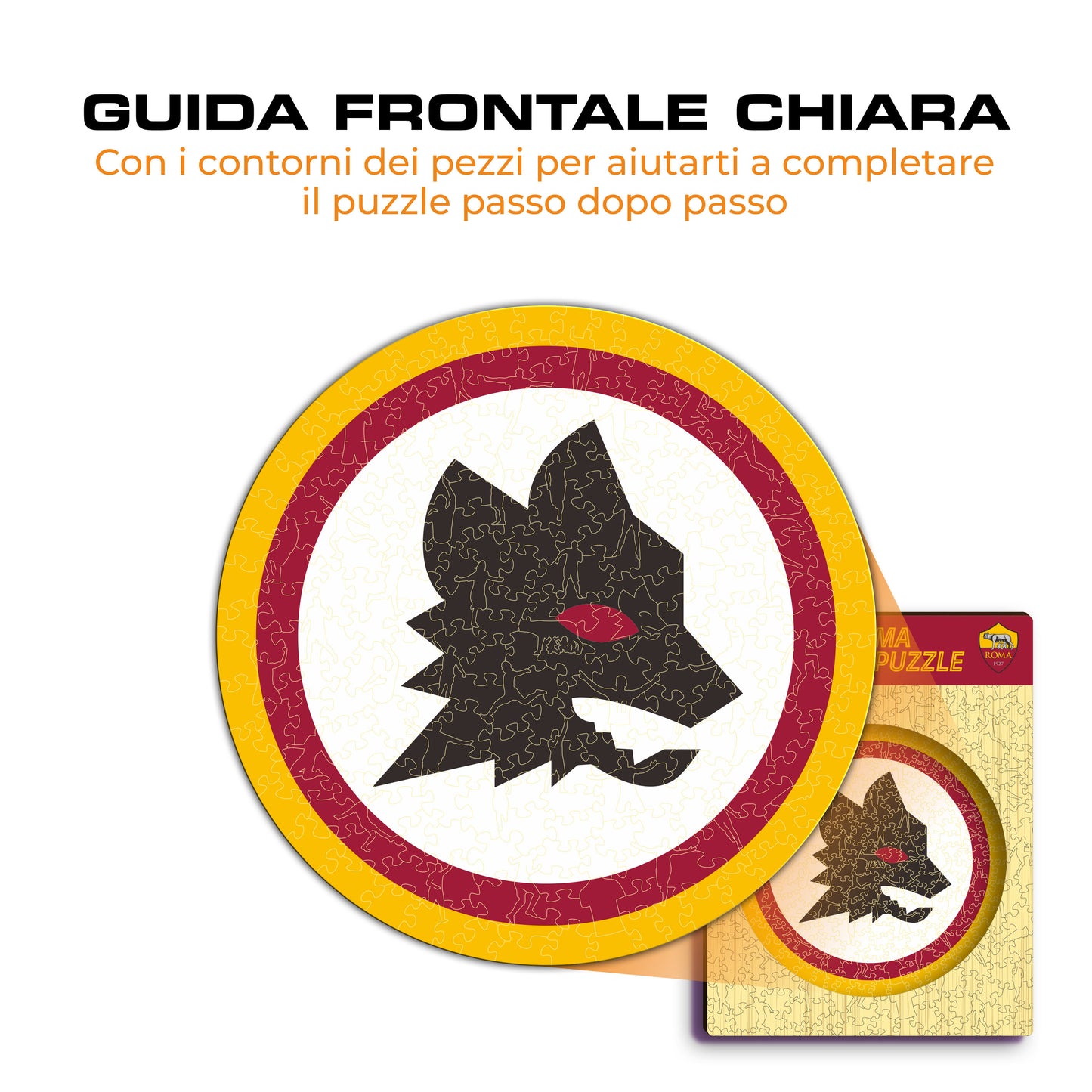 Logo Lupetto Roma® - Puzzle di Legno