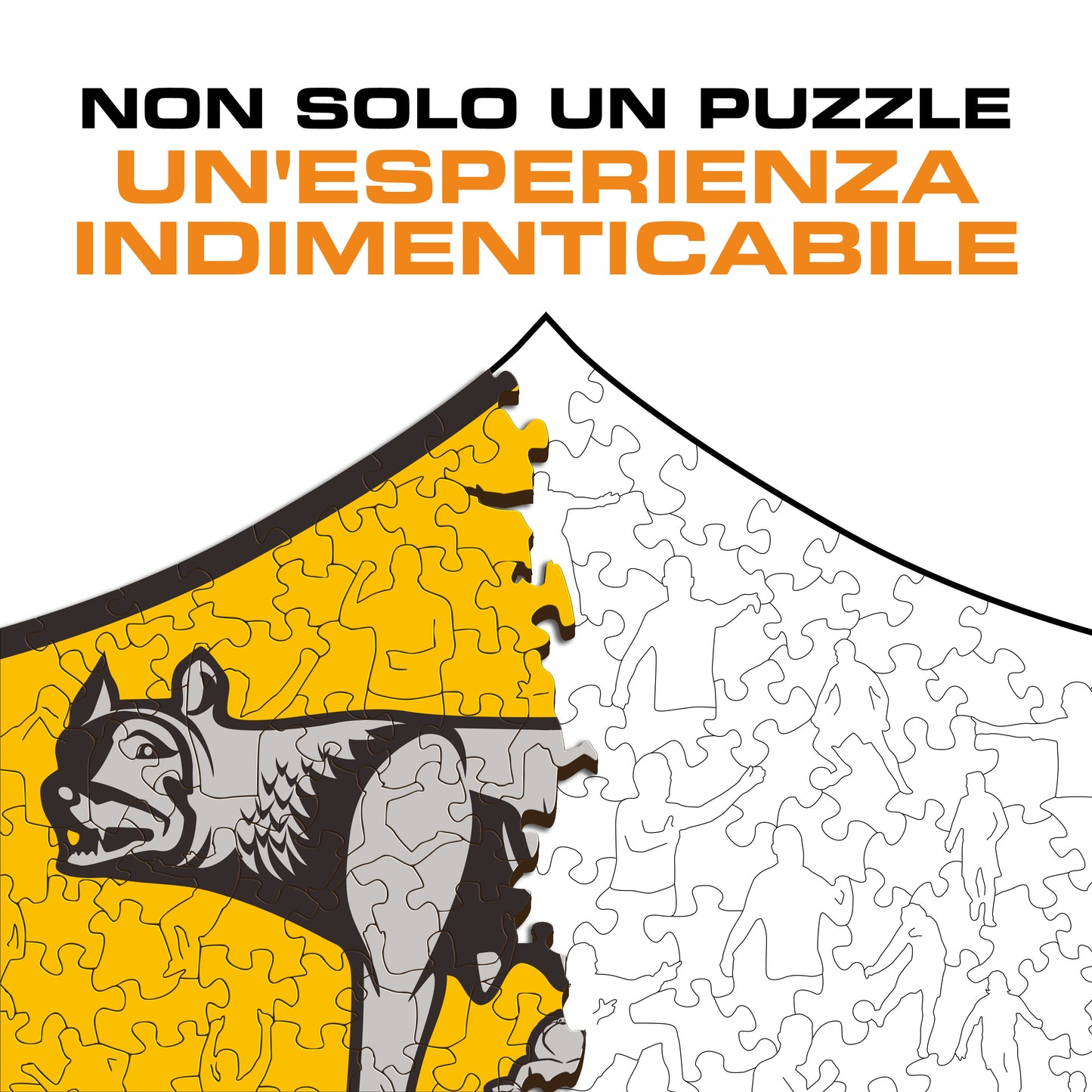 Logo Roma® - Puzzle di Legno