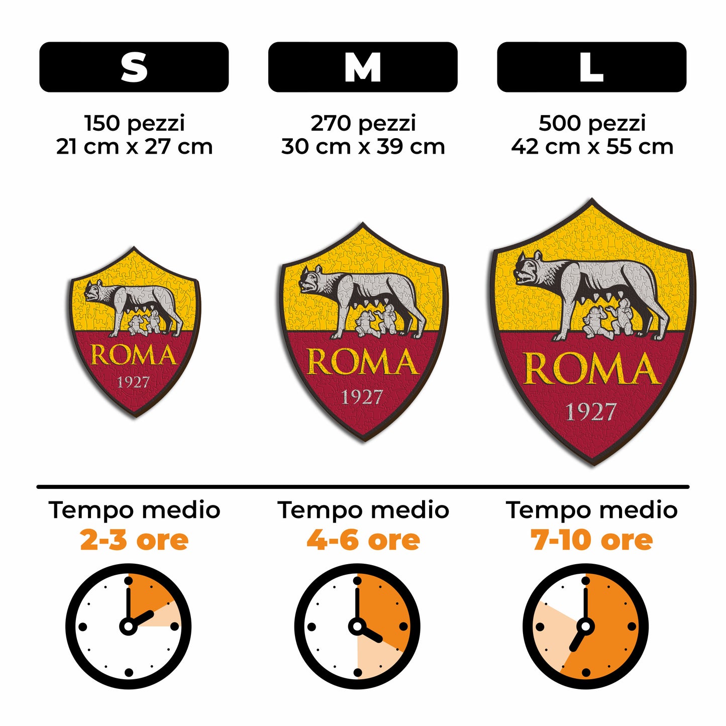 Logo Roma® - Puzzle di Legno