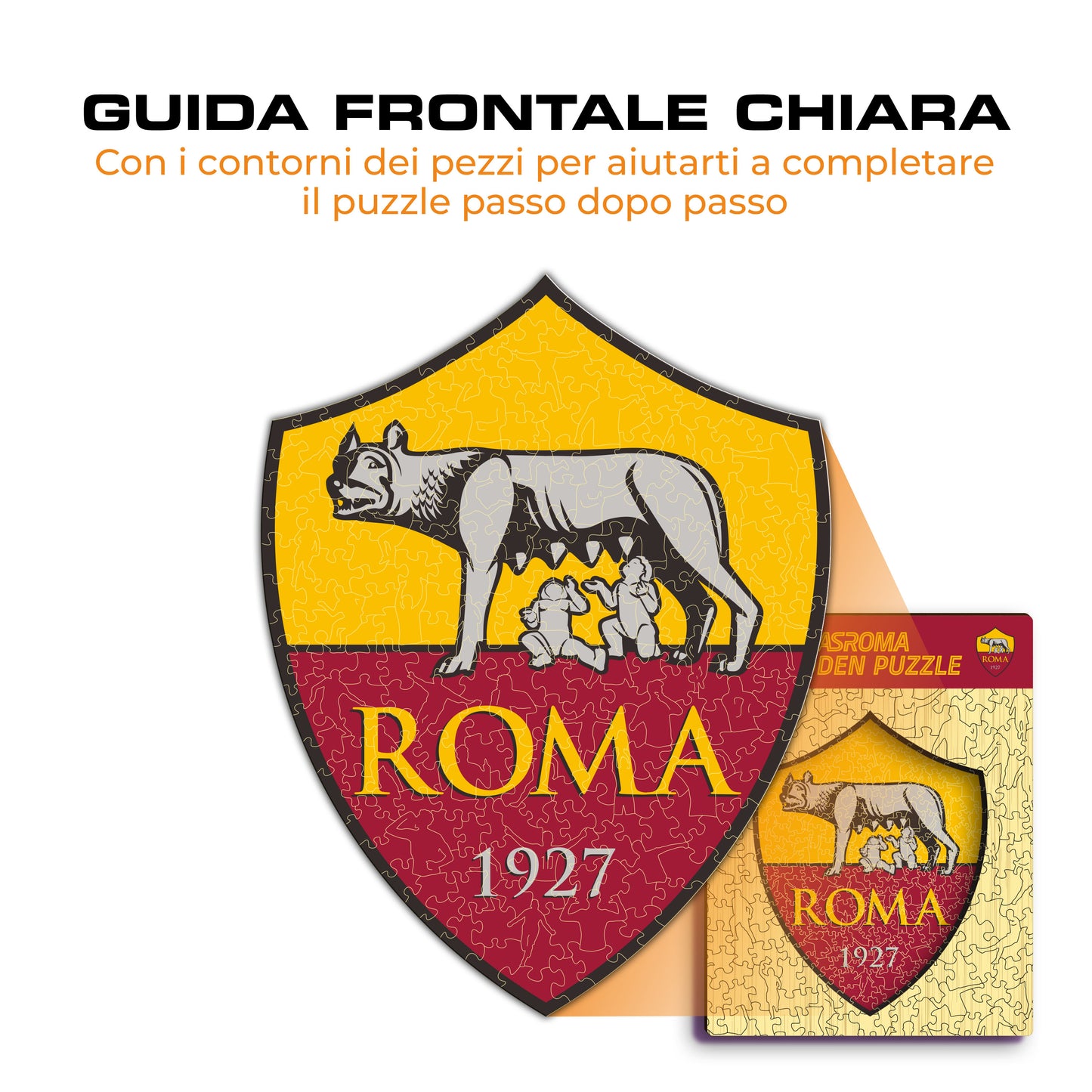 Logo Roma® - Puzzle di Legno