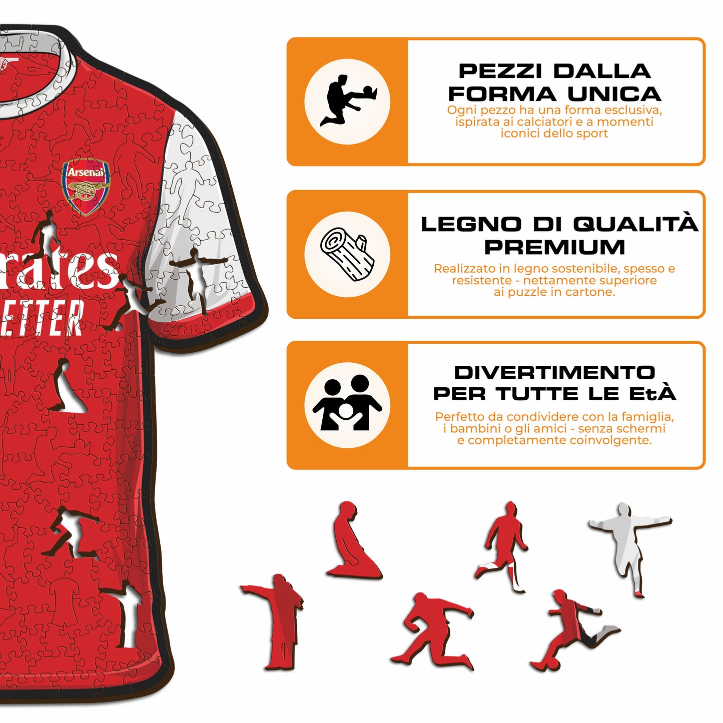 Maglia Arsenal® - Puzzle di Legno