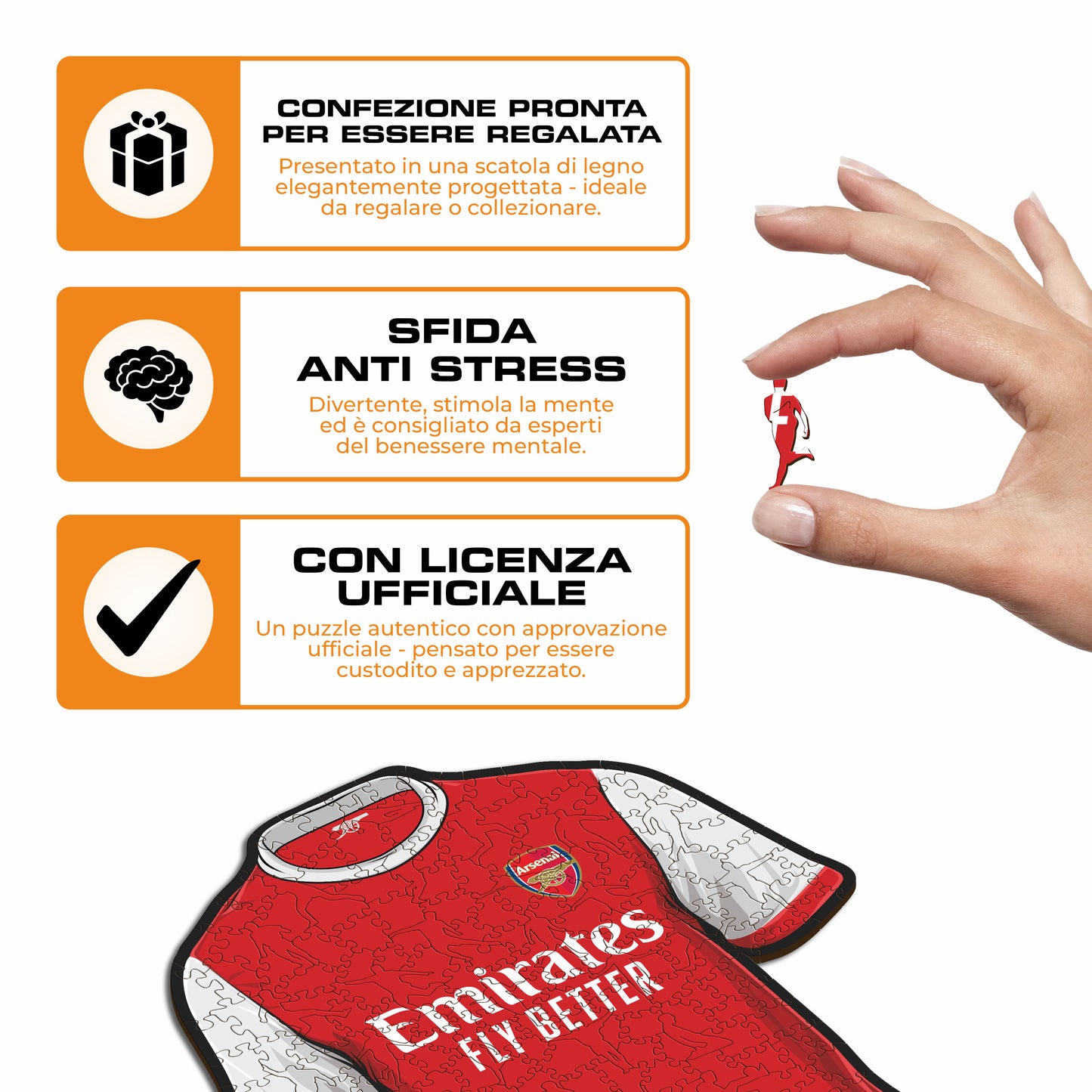 Maglia Arsenal® - Puzzle di Legno