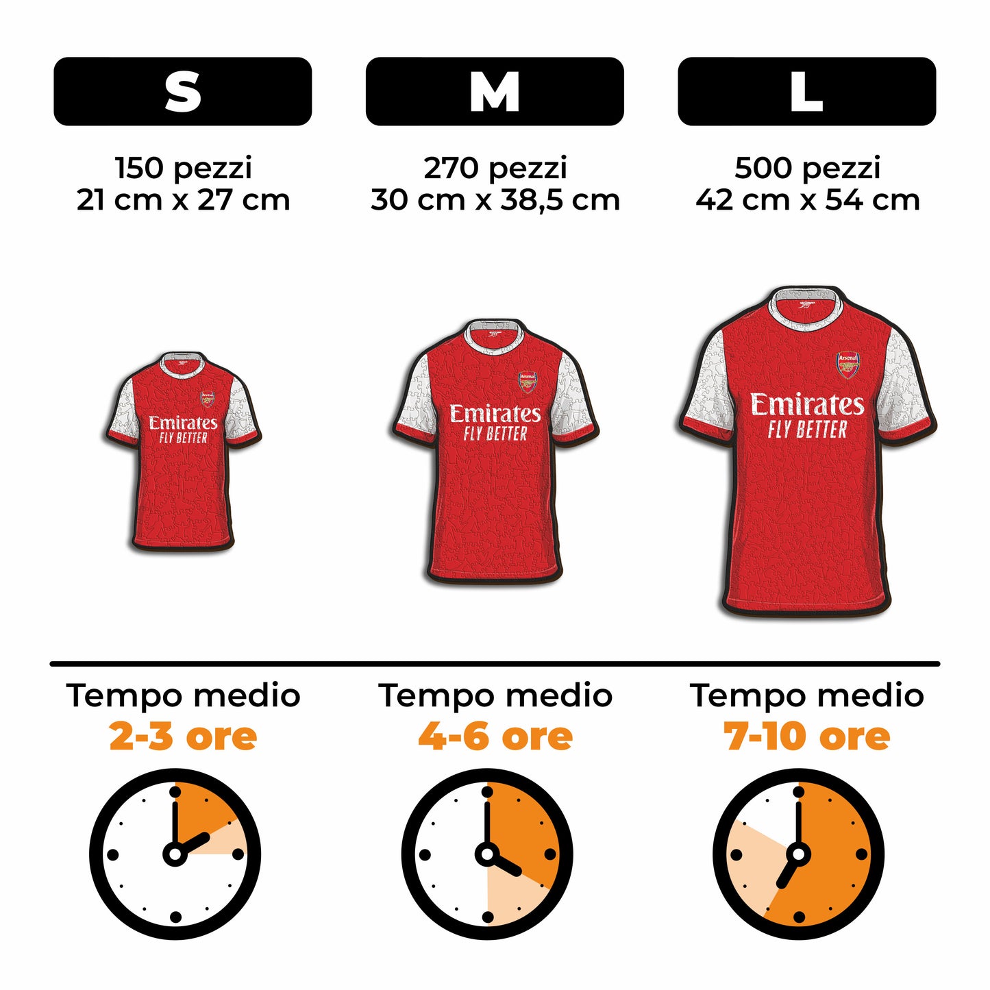 Maglia Arsenal® - Puzzle di Legno