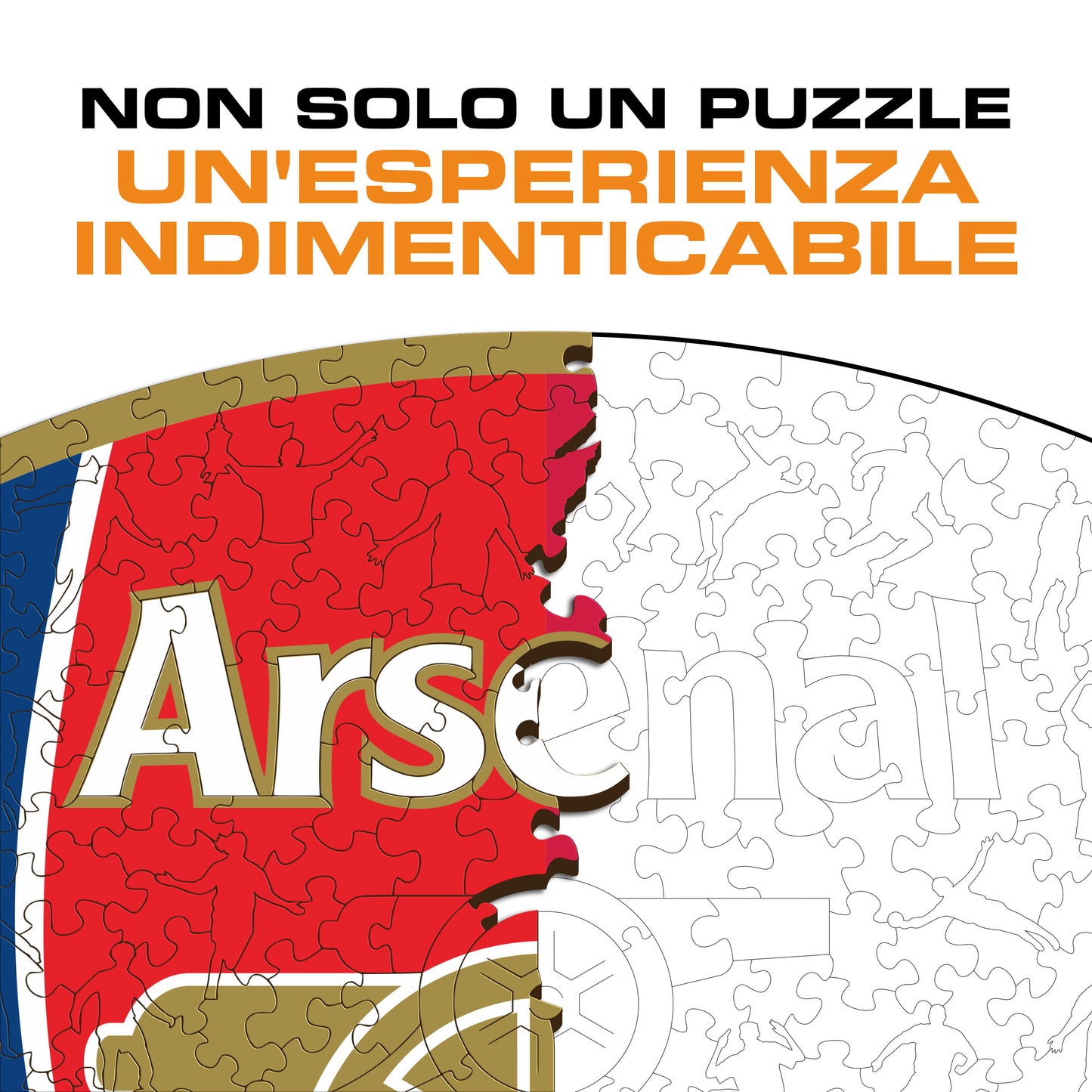 Logo Arsenal® - Puzzle di Legno