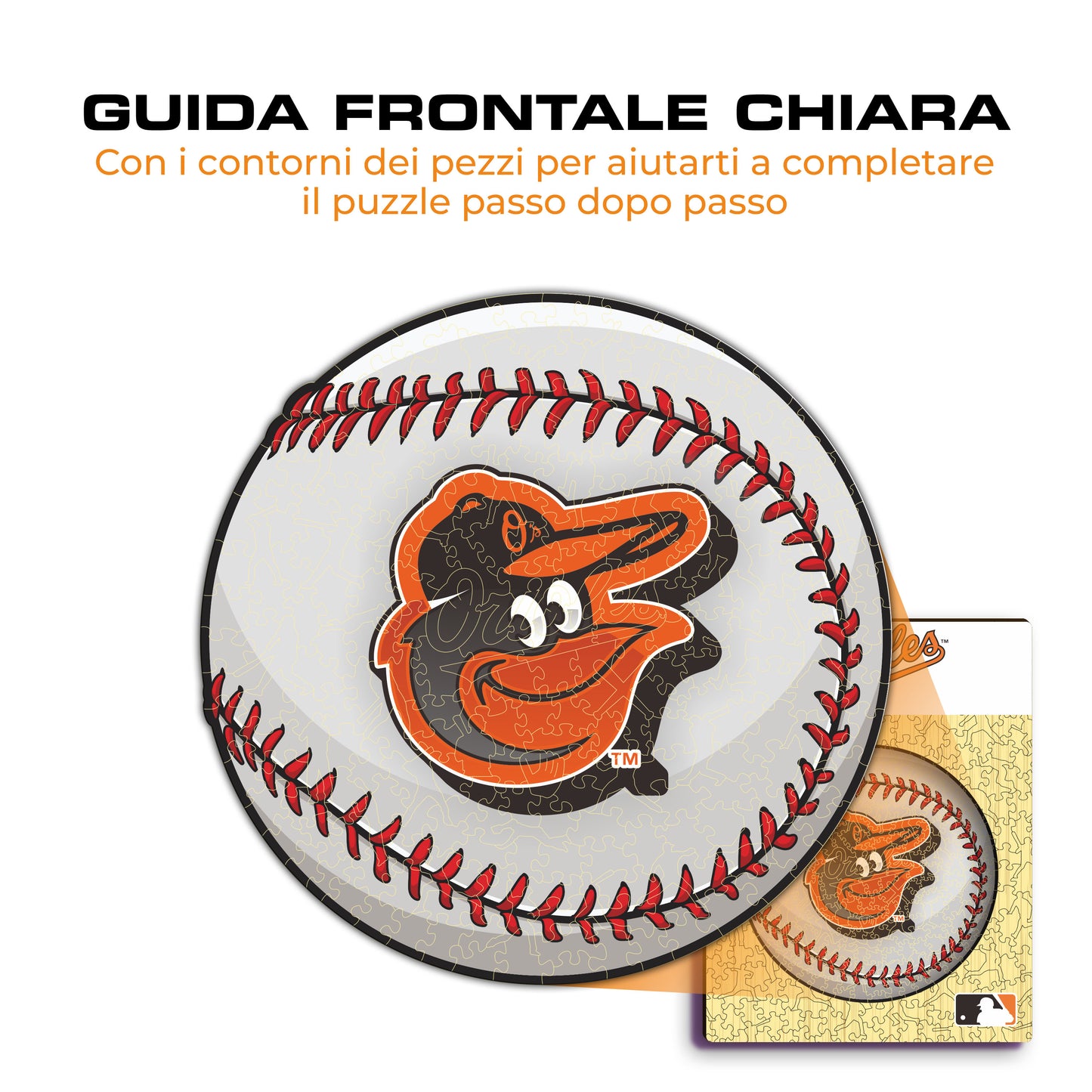 Baltimore Orioles™ Palla - Puzzle di Legno