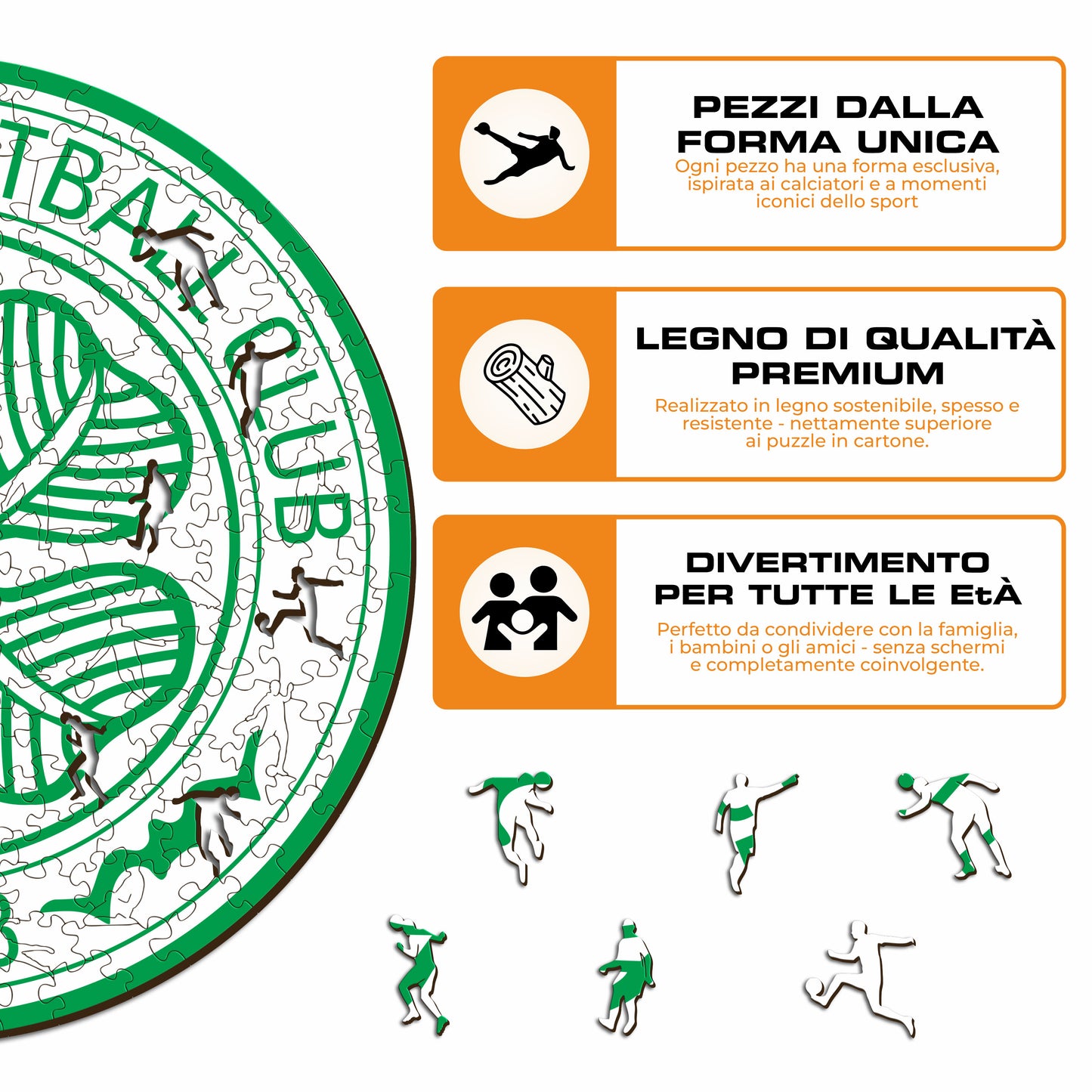 Logo Celtic FC® - Puzzle di Legno