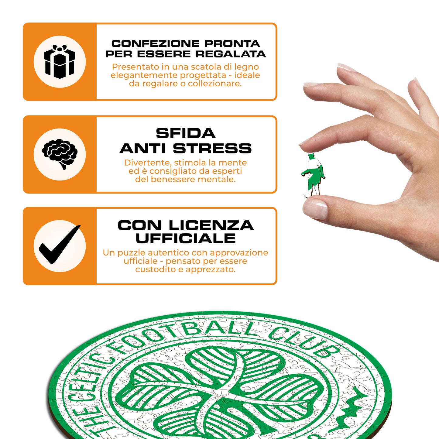 Logo Celtic FC® - Puzzle di Legno