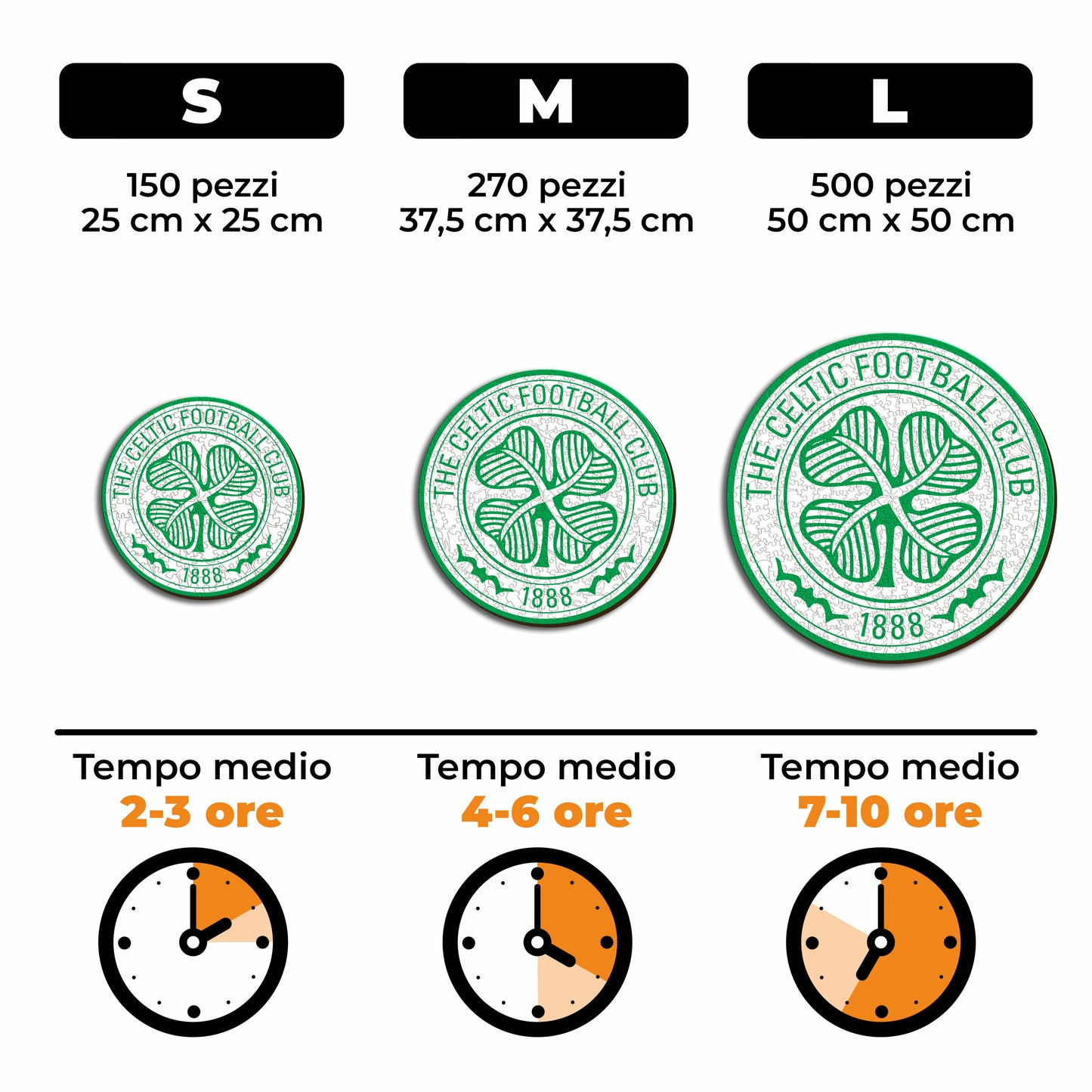 Logo Celtic FC® - Puzzle di Legno
