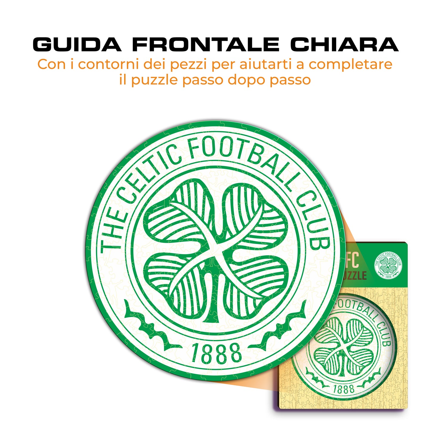 Logo Celtic FC® - Puzzle di Legno