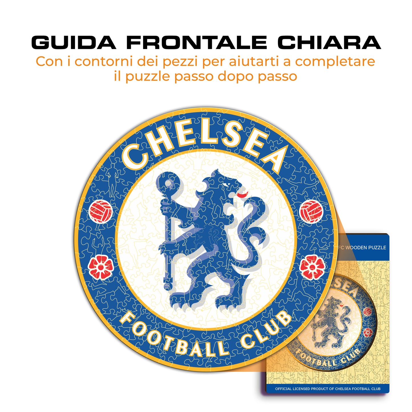 Logo Chelsea® - Puzzle di Legno