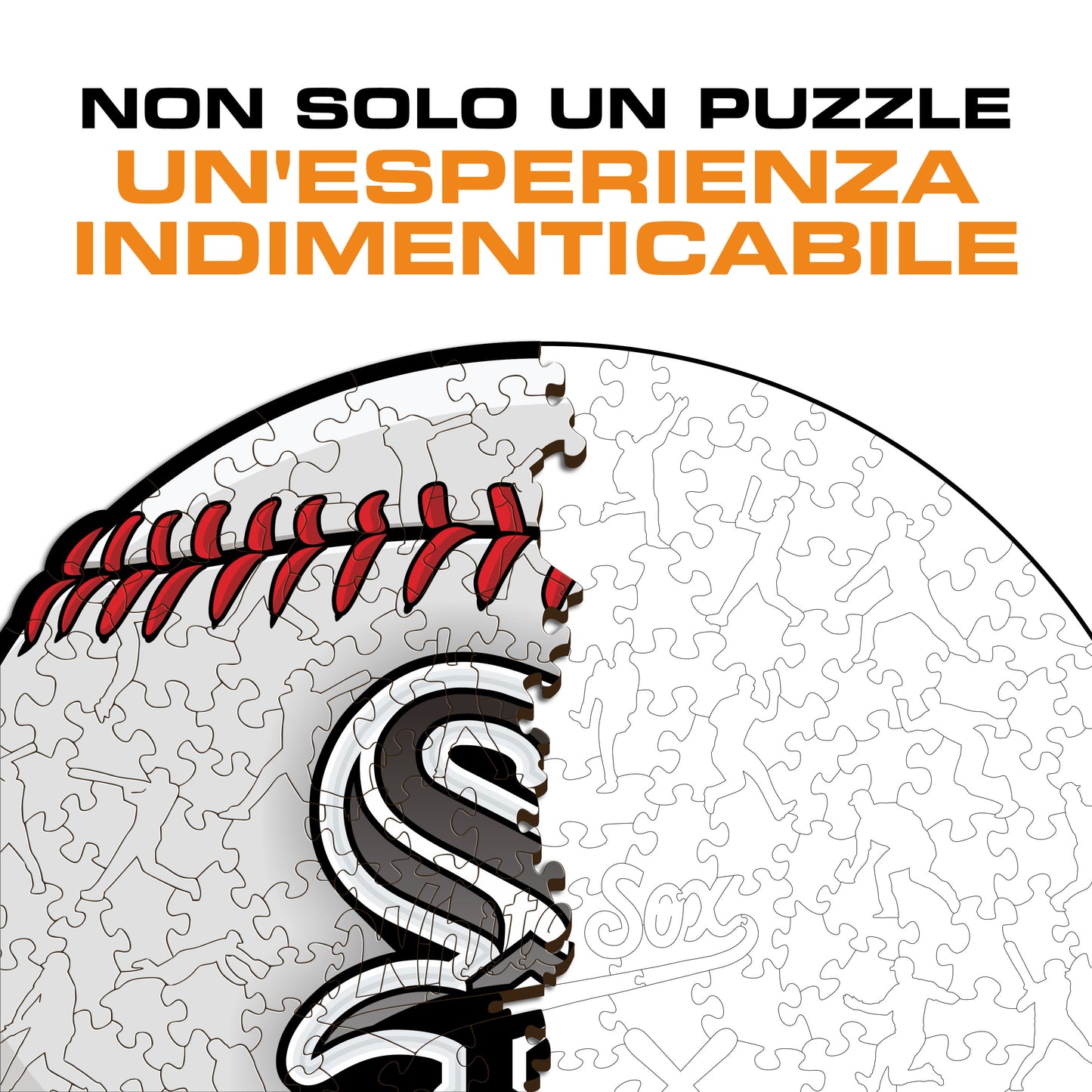 Chicago White Sox™ Palla - Puzzle di Legno