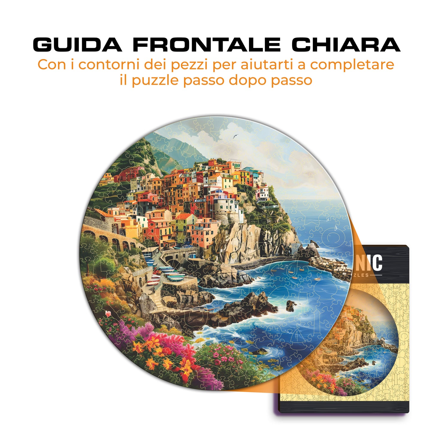 Portofino - Puzzle di Legno