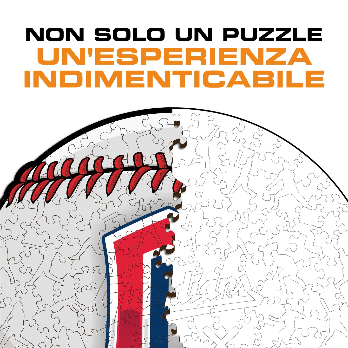 Cleveland Guardians™ Palla - Puzzle di Legno