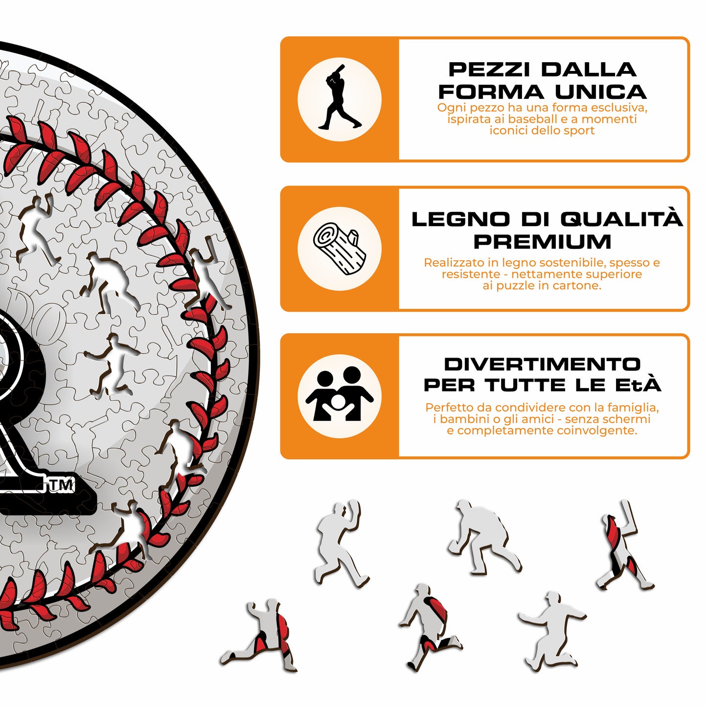 Colorado Rockies™ Palla - Puzzle di Legno