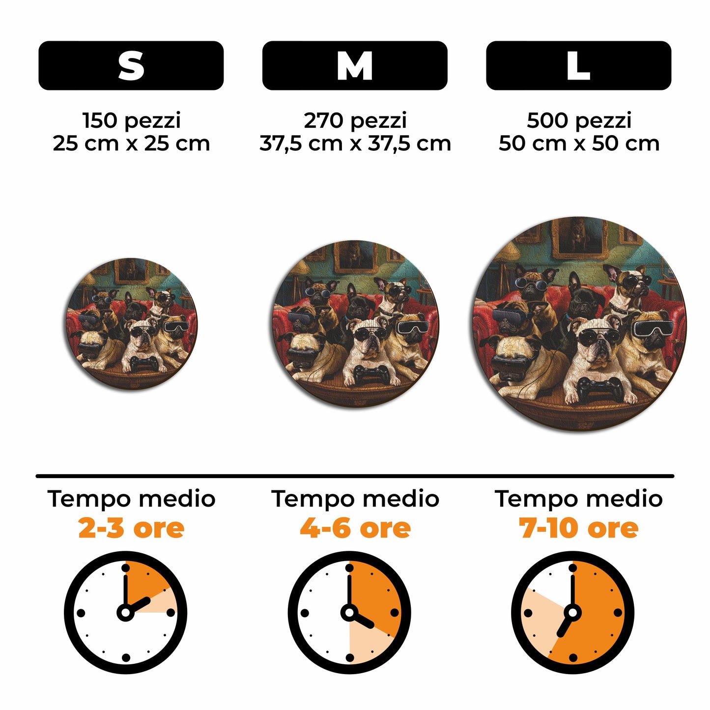 Cani Gamer - Puzzle di Legno