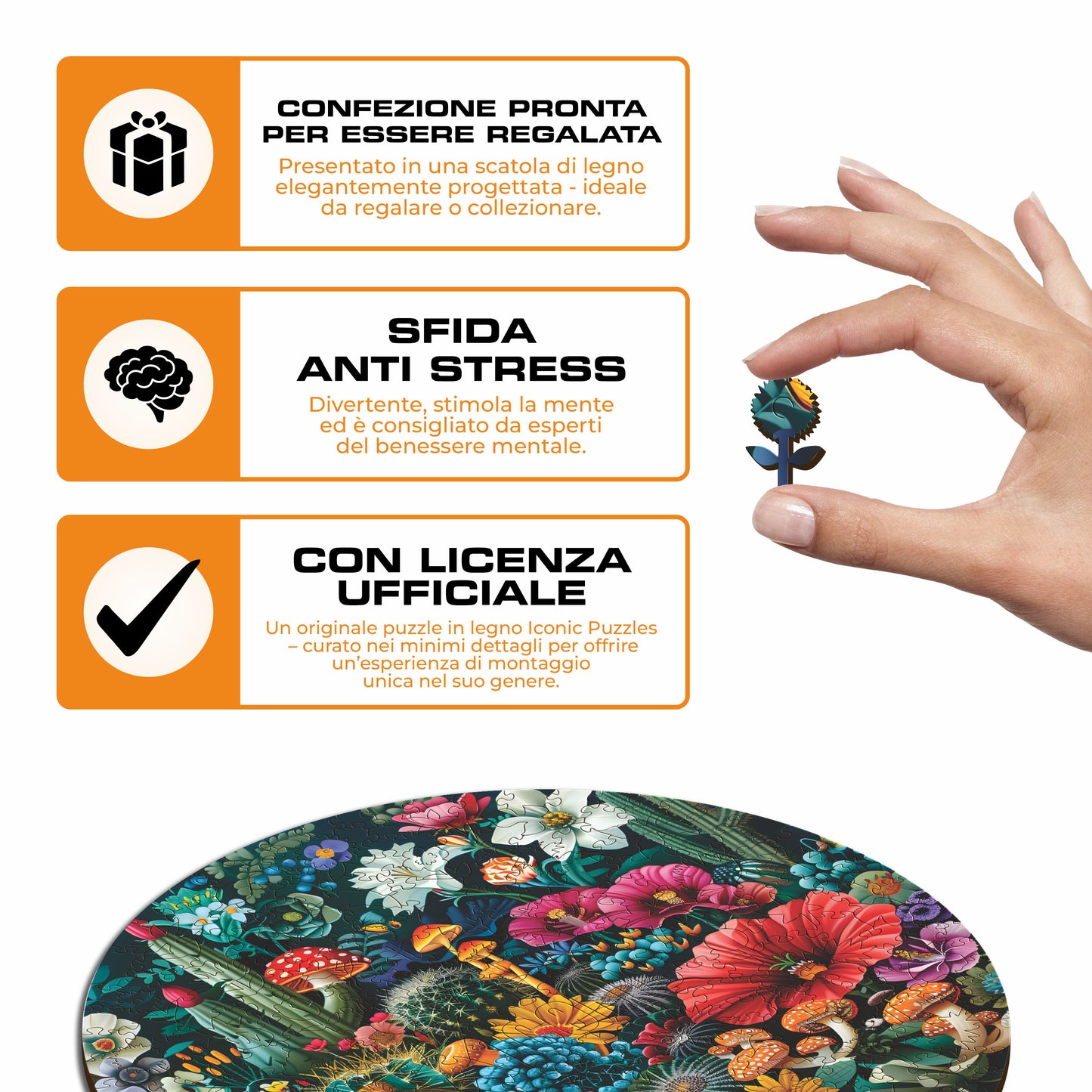 Foresta Incantata - Puzzle di Legno