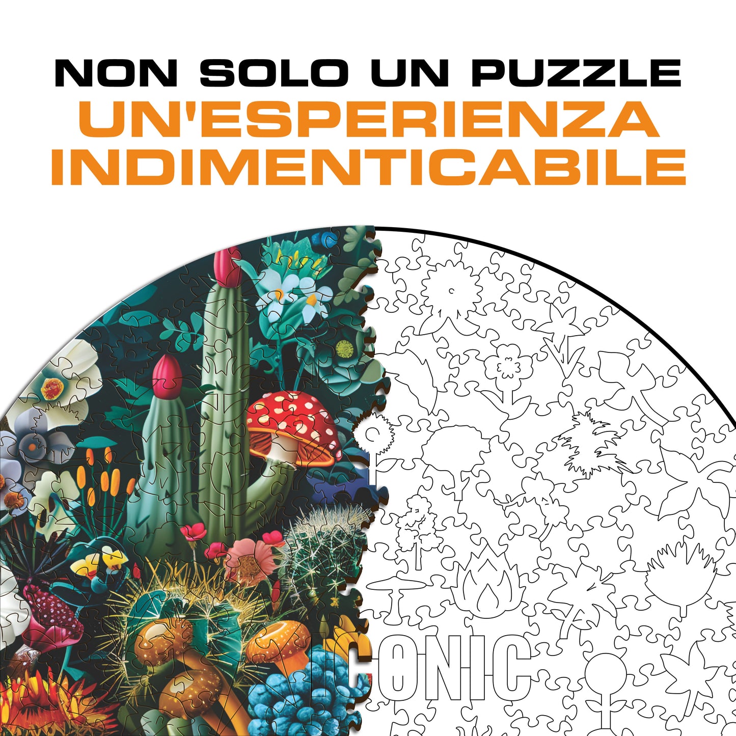 Foresta Incantata - Puzzle di Legno