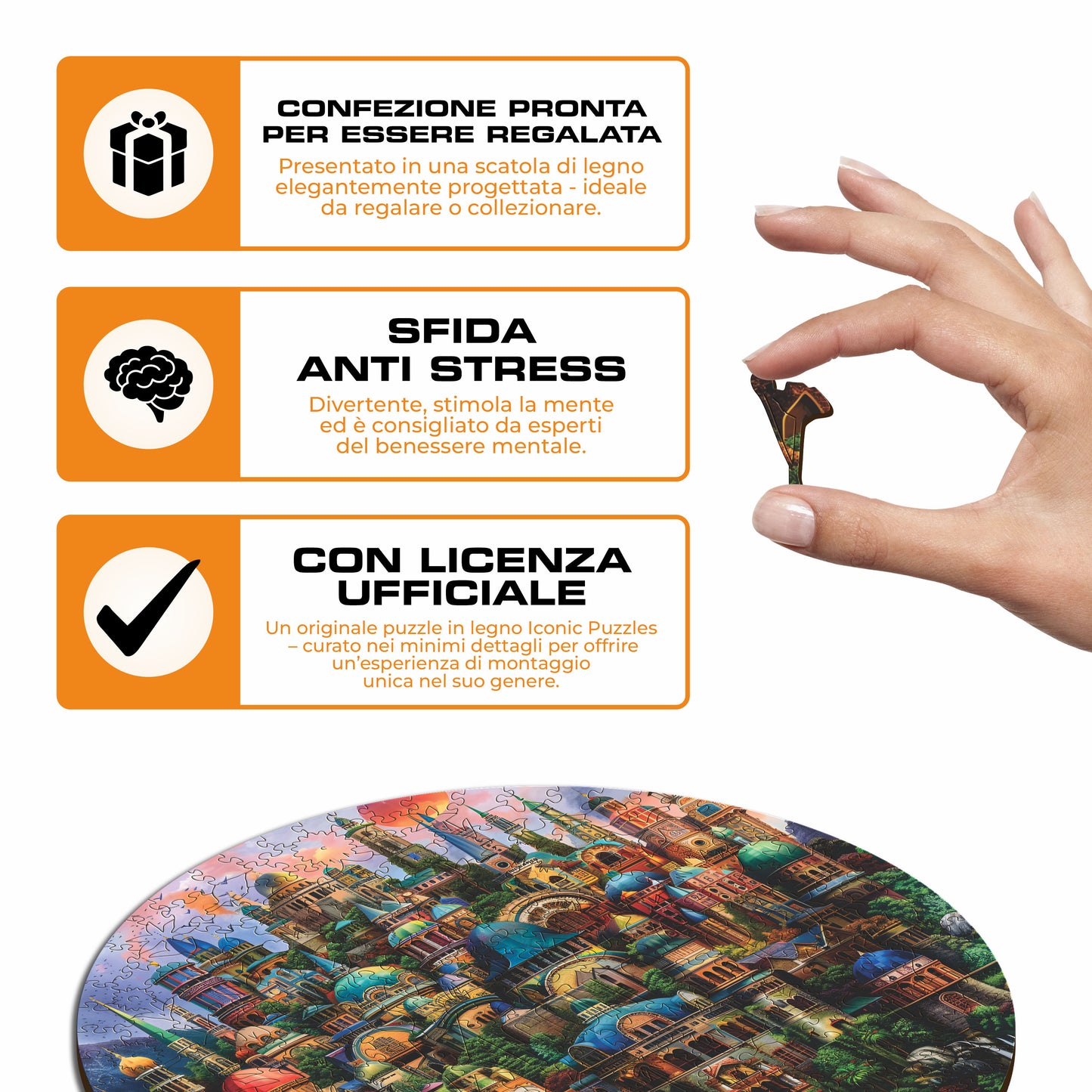 Dimore Incantate - Puzzle di Legno