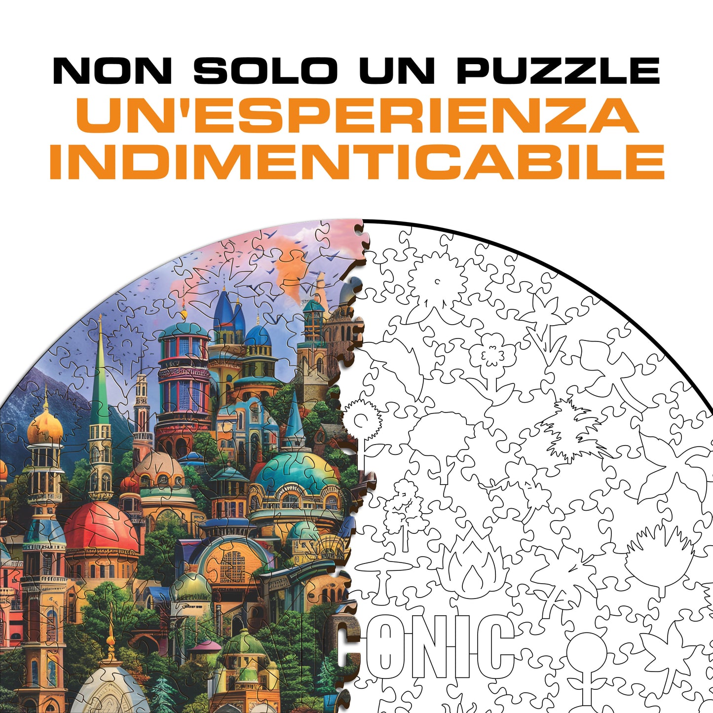 Dimore Incantate - Puzzle di Legno