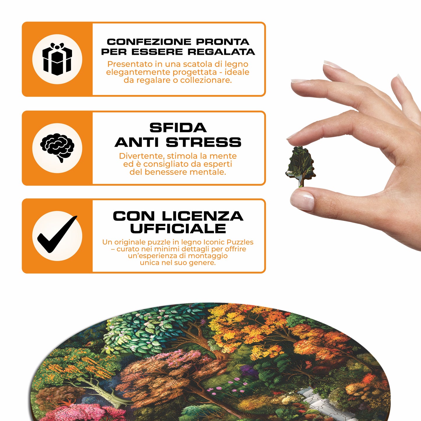 Sorgente Mistica - Puzzle di Legno