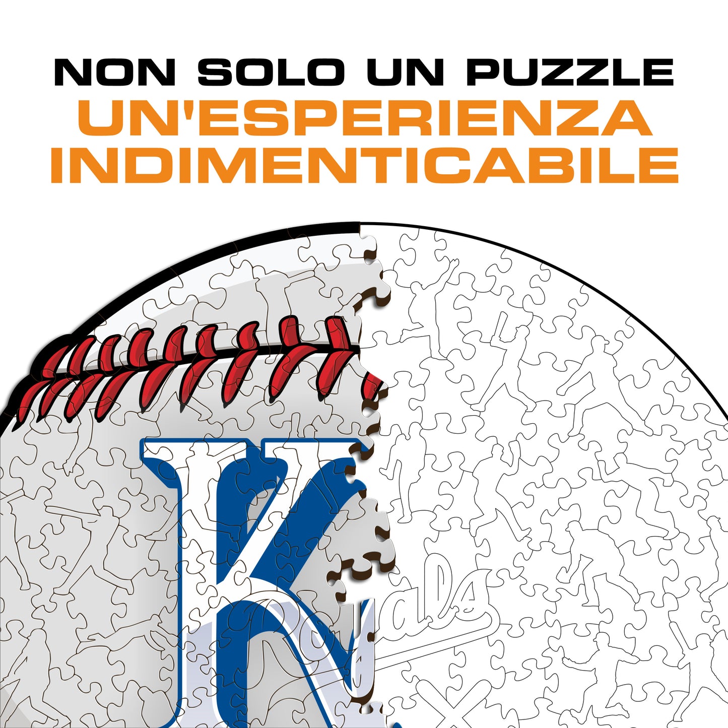 Kansas City Royals™ Palla - Puzzle di Legno