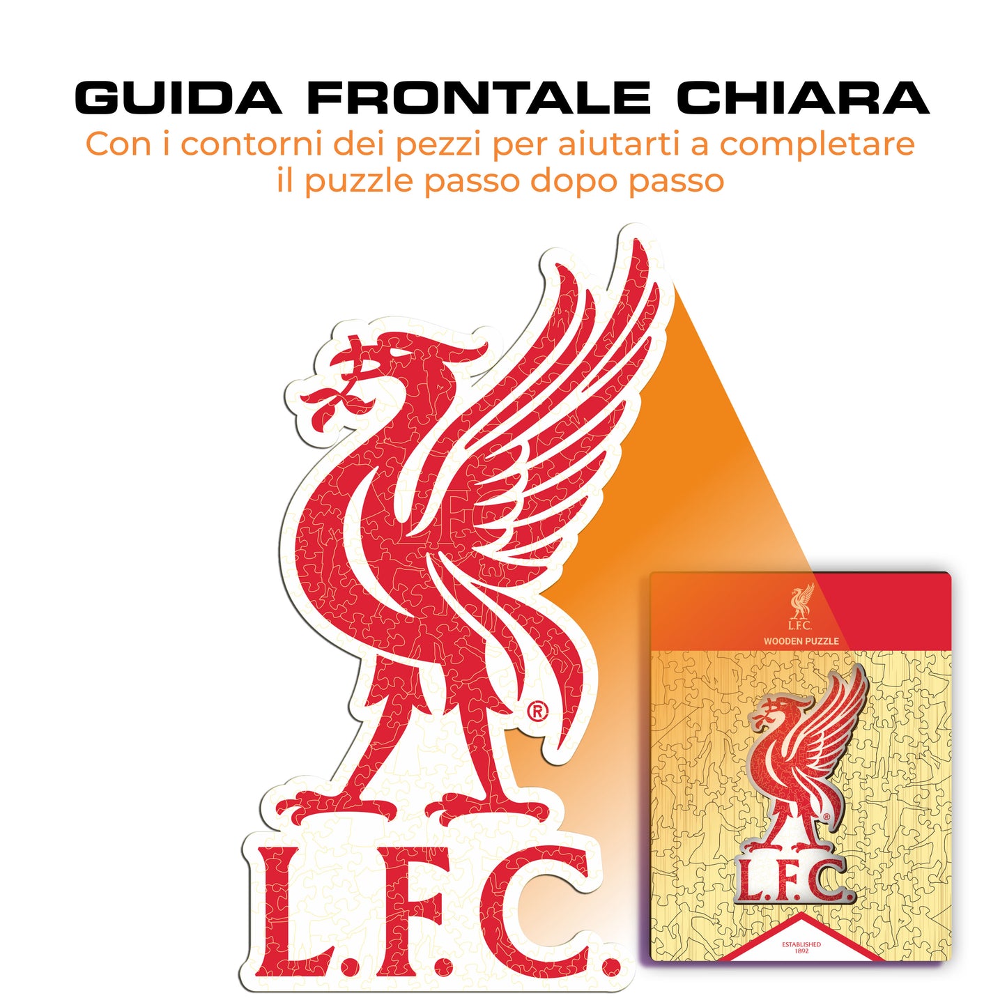 Logo Classic Liverpool® - Puzzle di Legno