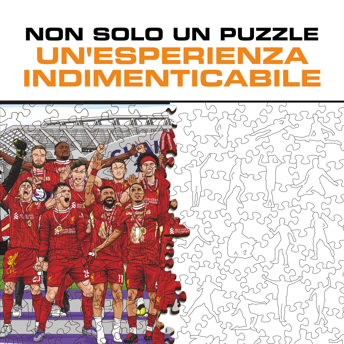 Liverpool FC® Premier League Champions 24/25 - Puzzle di Legno