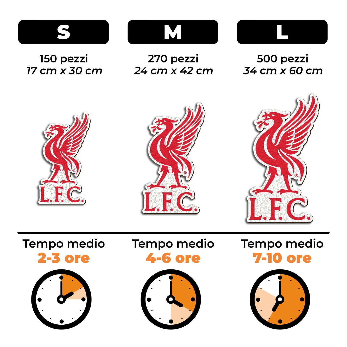 Logo Classic Liverpool® - Puzzle di Legno