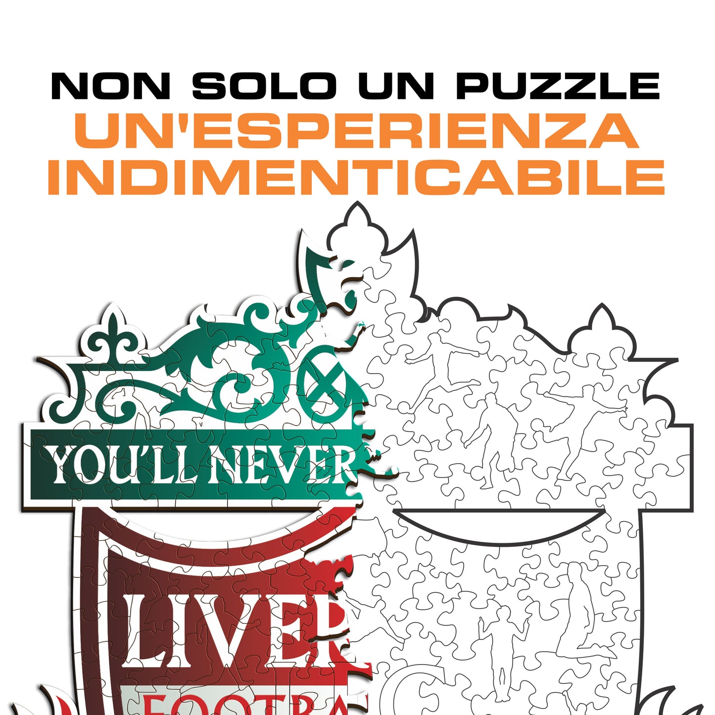 Logo Liverpool® - Puzzle di Legno
