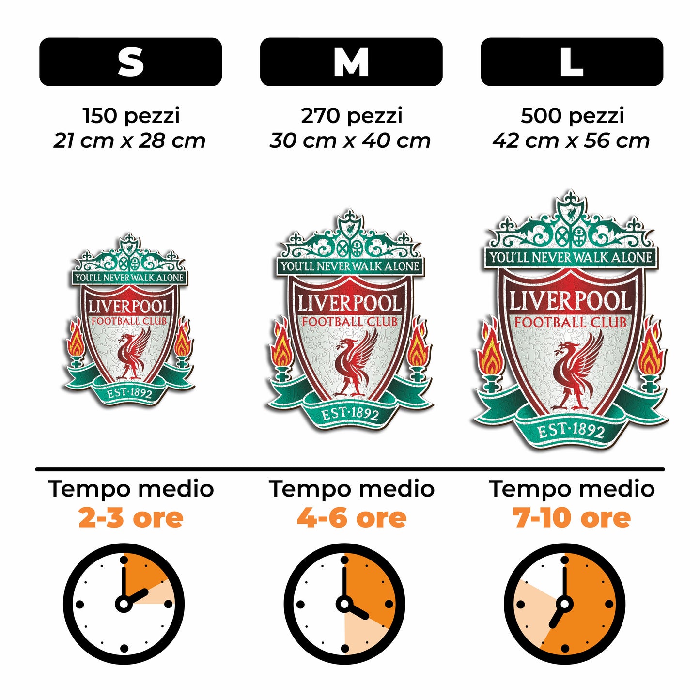 Logo Liverpool® - Puzzle di Legno