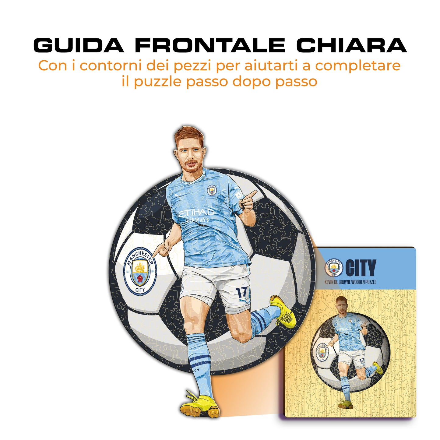 Kevin De Bruyne - Puzzle di Legno
