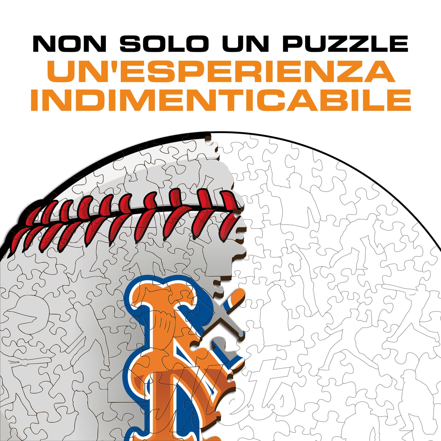 New York Mets™ Palla - Puzzle di Legno