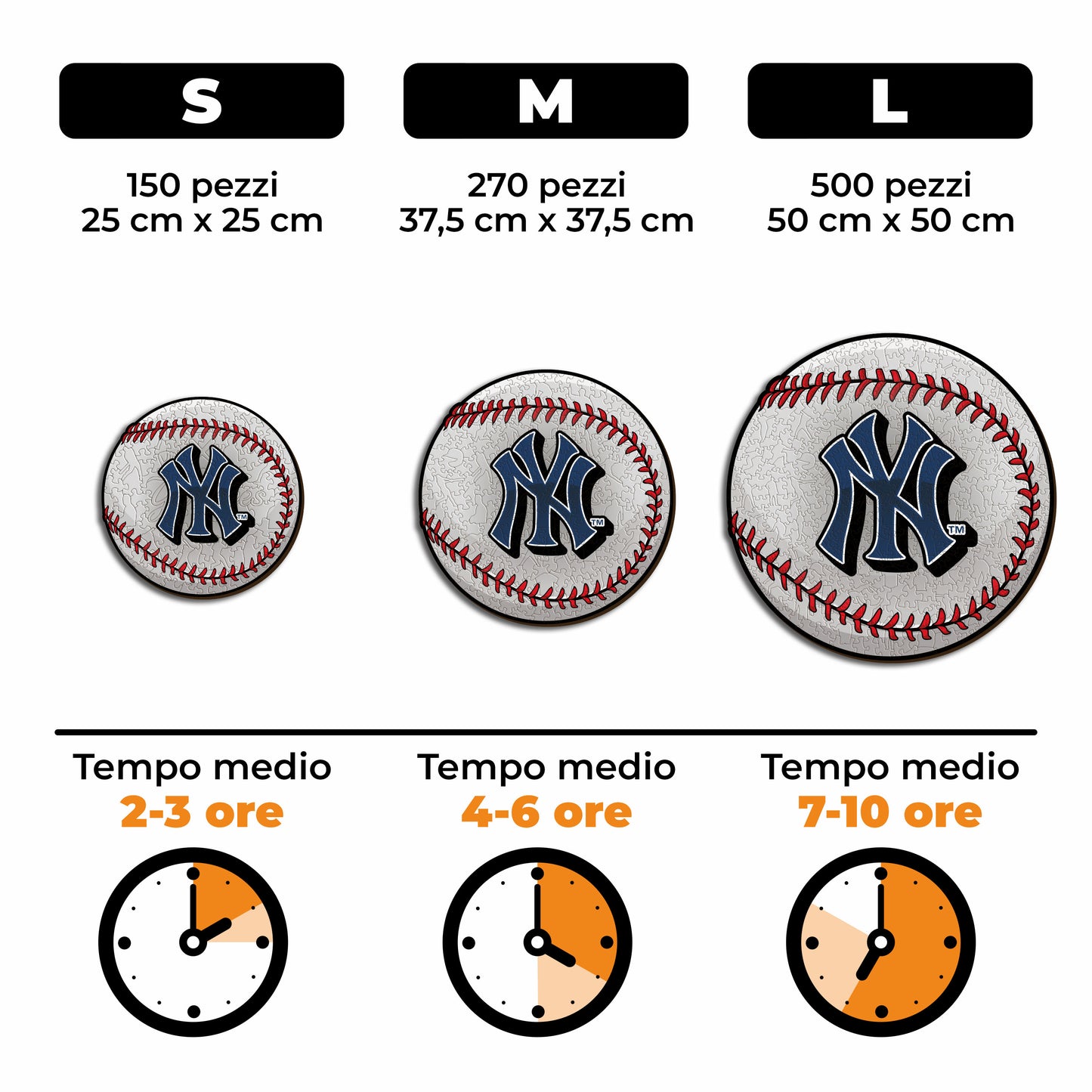 New York Yankees™ Palla - Puzzle di Legno