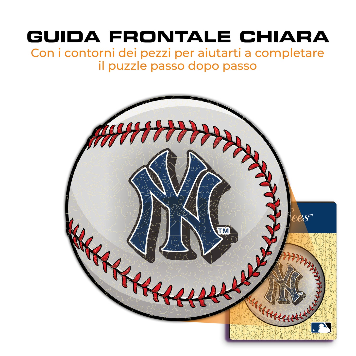New York Yankees™ Palla - Puzzle di Legno
