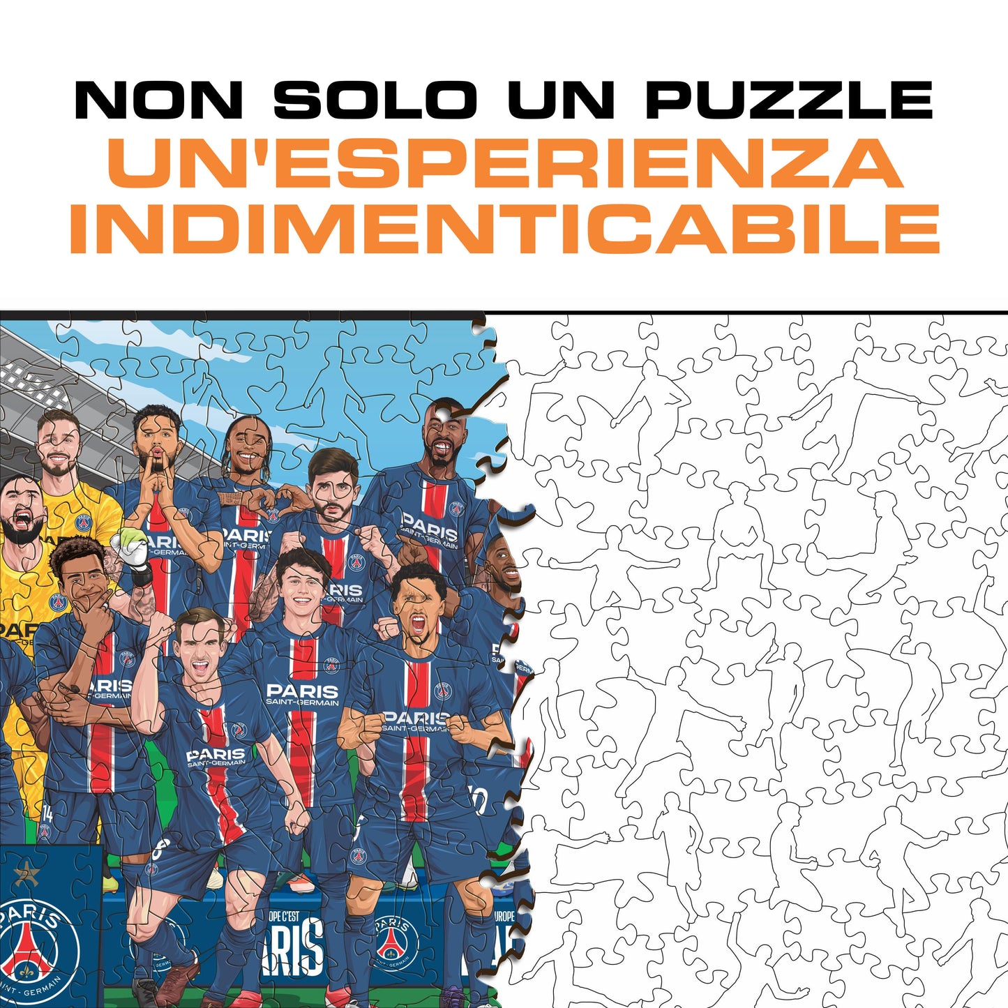 Squadra Paris Saint-Germain® - Puzzle di Legno
