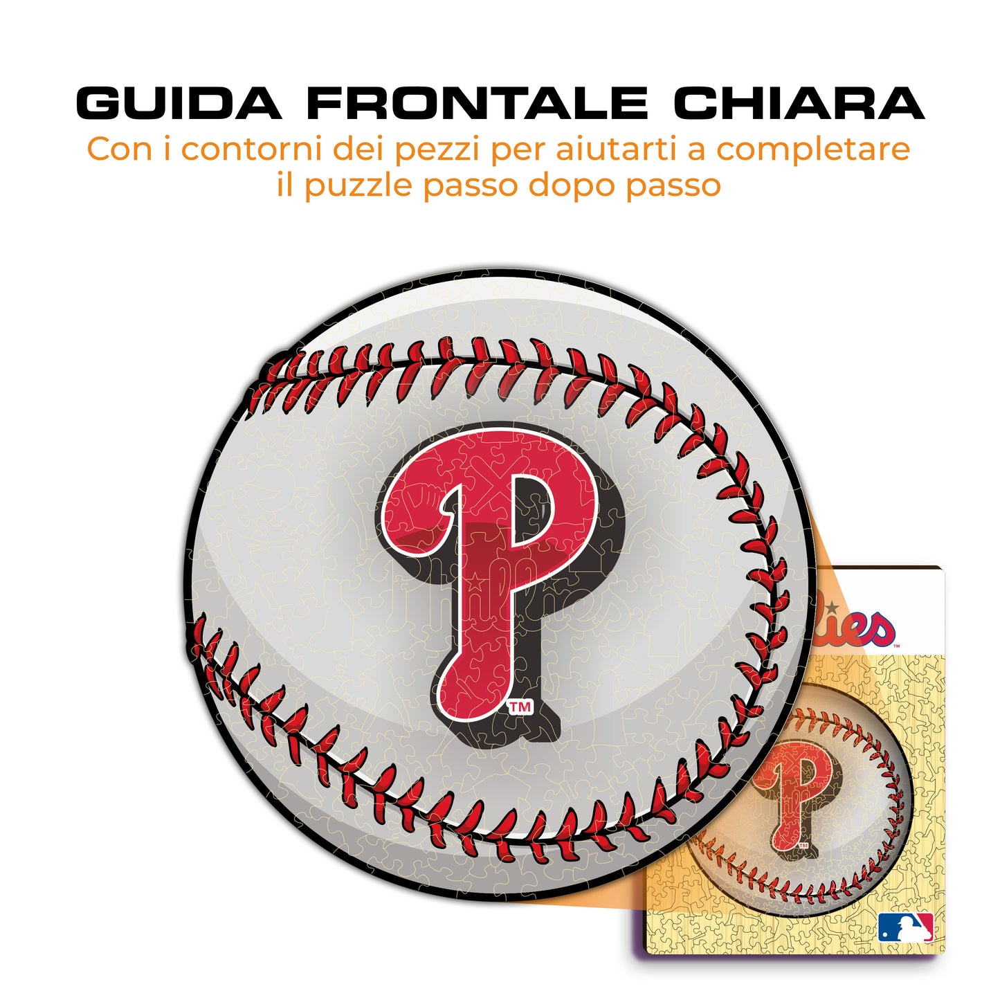 Philadelphia Phillies™ Palla - Puzzle di Legno