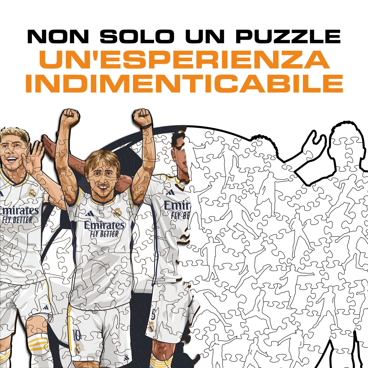 5 Players Real Madrid® - Puzzle di Legno
