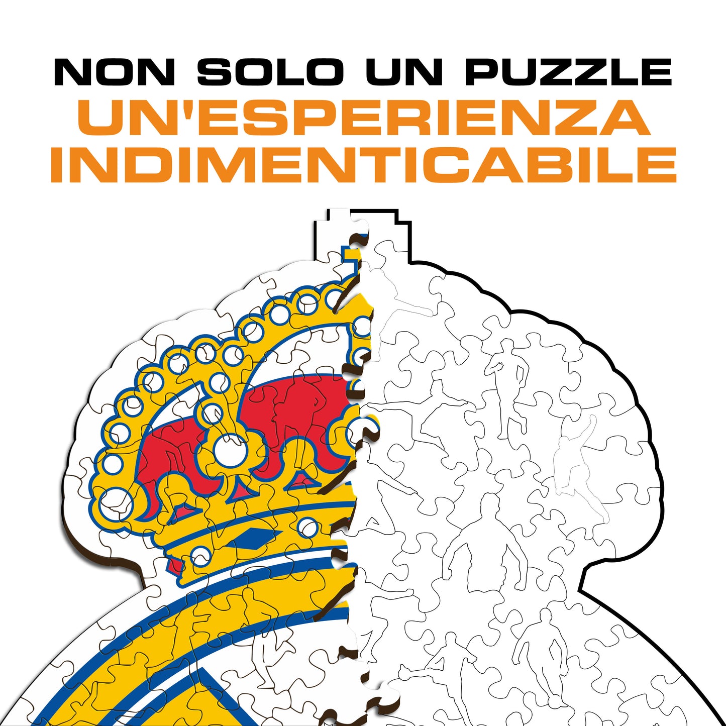 Logo Real Madrid® - Puzzle di Legno