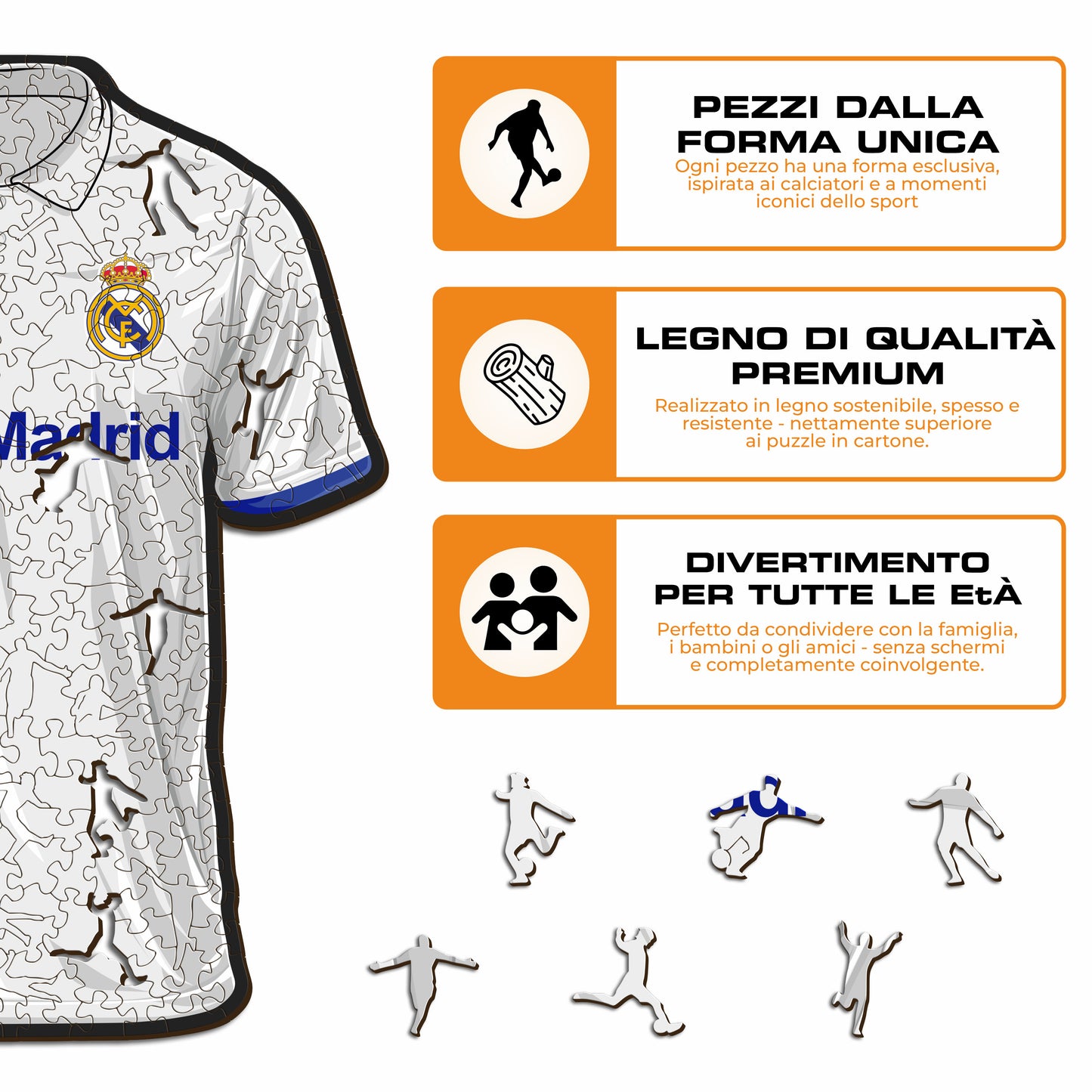 Maglia Real Madrid® - Puzzle di Legno