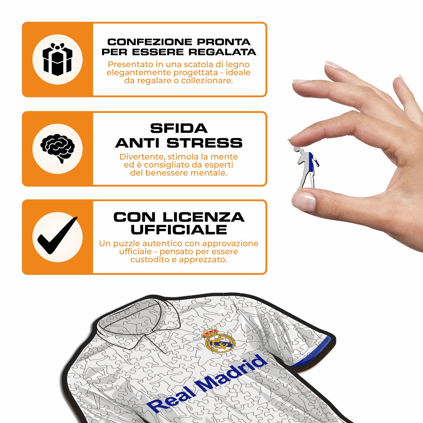 Maglia Real Madrid® - Puzzle di Legno