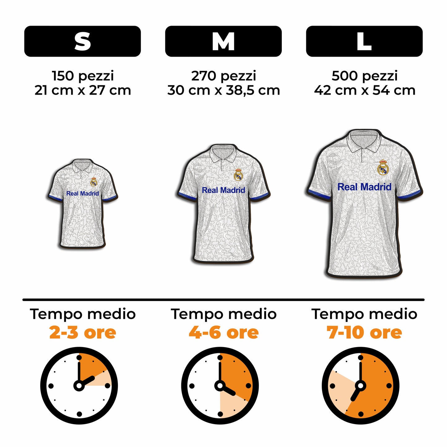 Maglia Real Madrid® - Puzzle di Legno