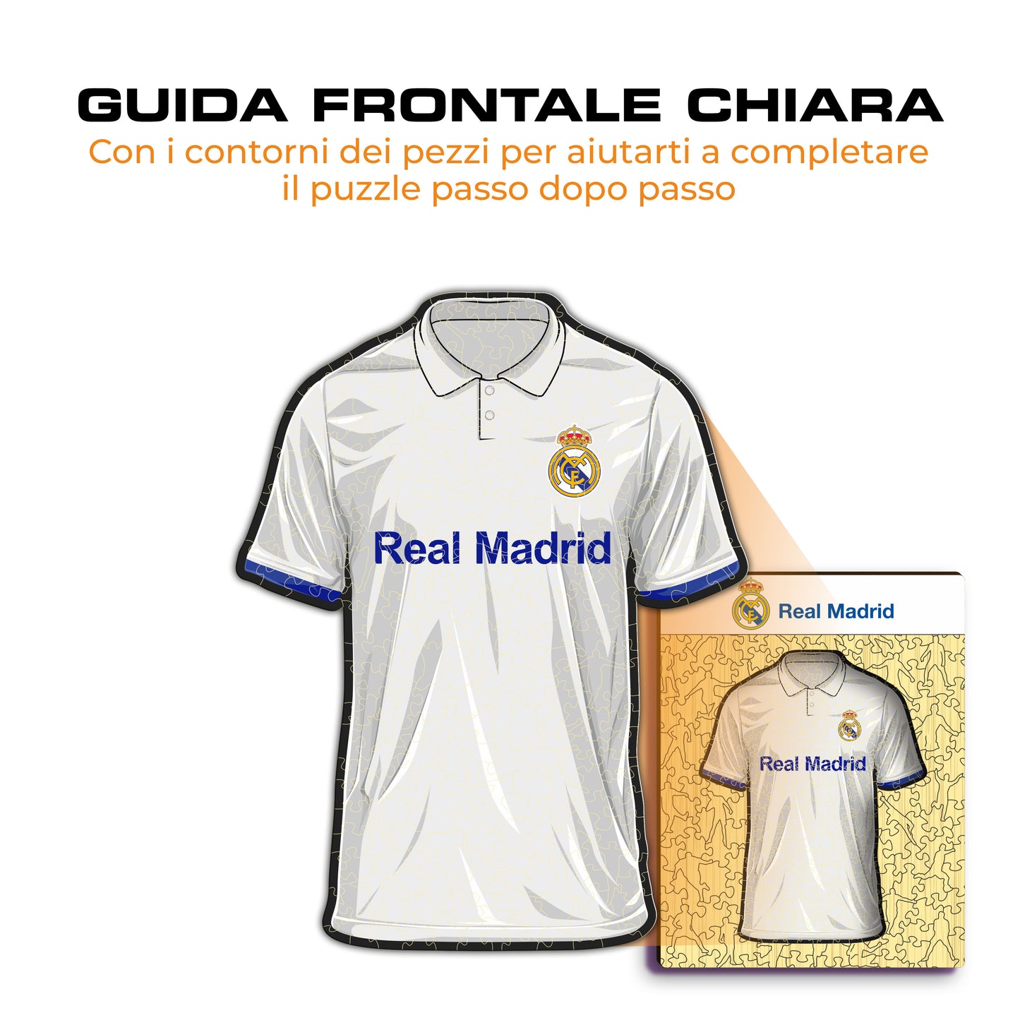 Maglia Real Madrid® - Puzzle di Legno