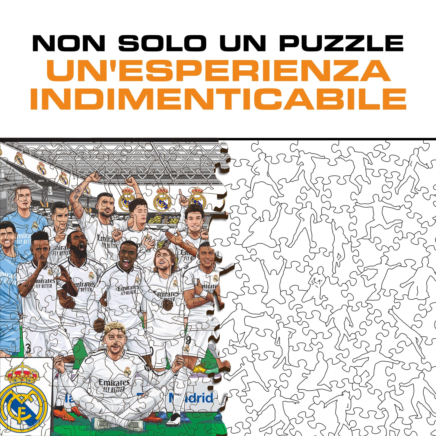 2 PACK Real Madrid® Logo + Squadra