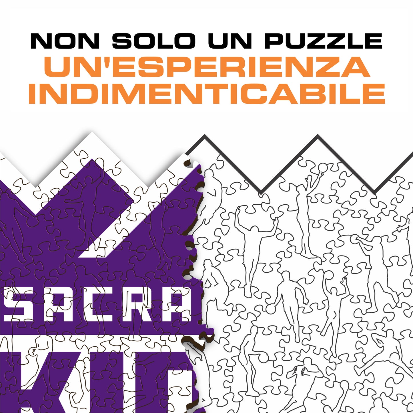 Sacramento Kings™ Logo - Puzzle di Legno