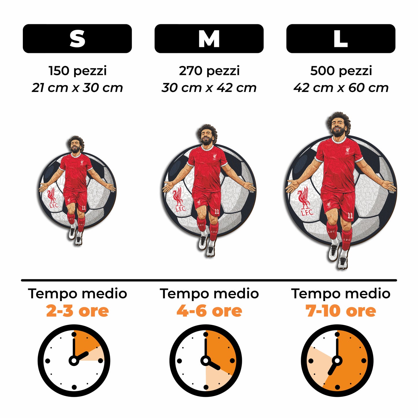 Mohamed Salah - Puzzle di Legno