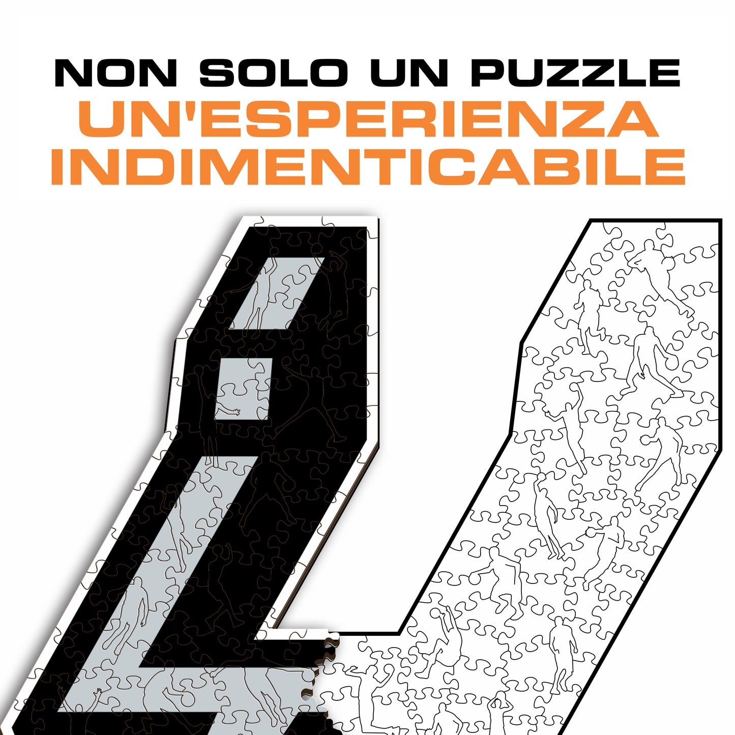San Antonio Spurs™ Logo - Puzzle di Legno
