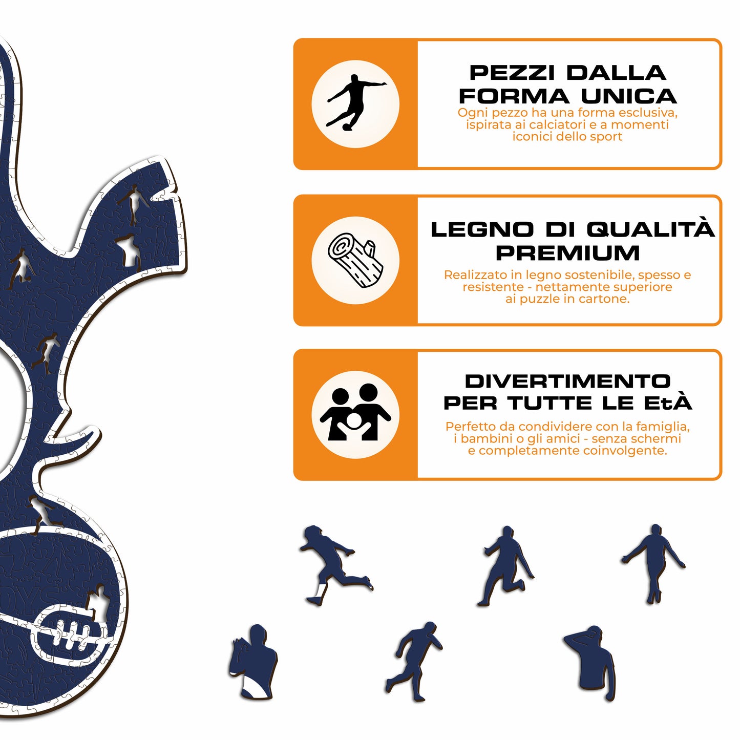Logo Tottenham Hotspur® - Puzzle di Legno