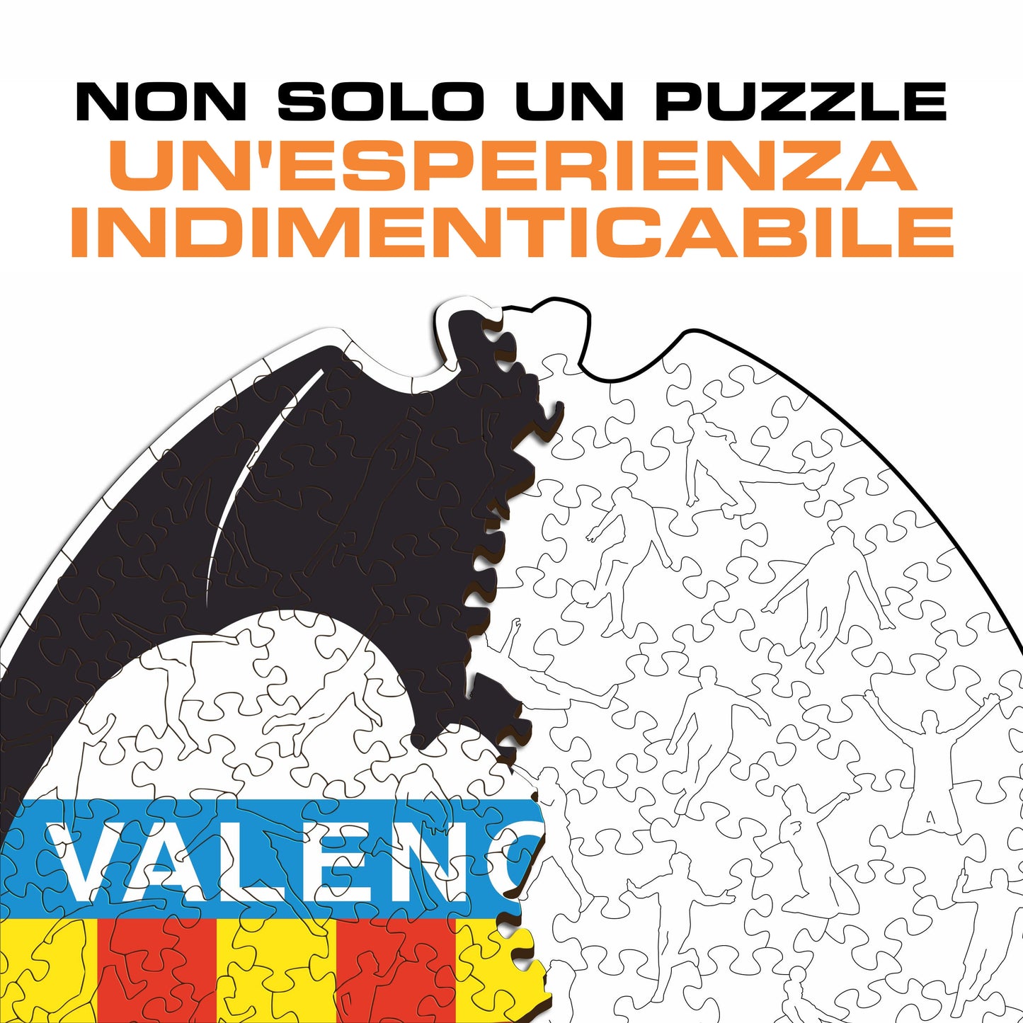 Logo Valencia CF® - Puzzle di Legno