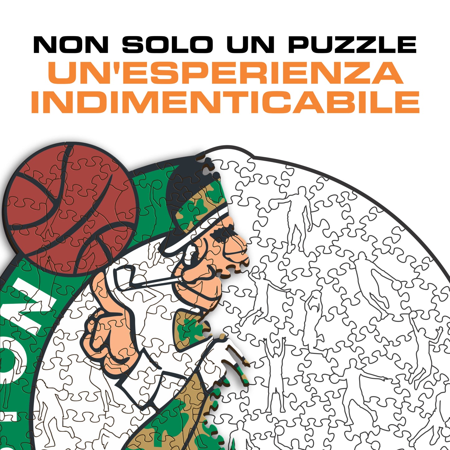 Boston Celtics™ Logo - Puzzle di Legno