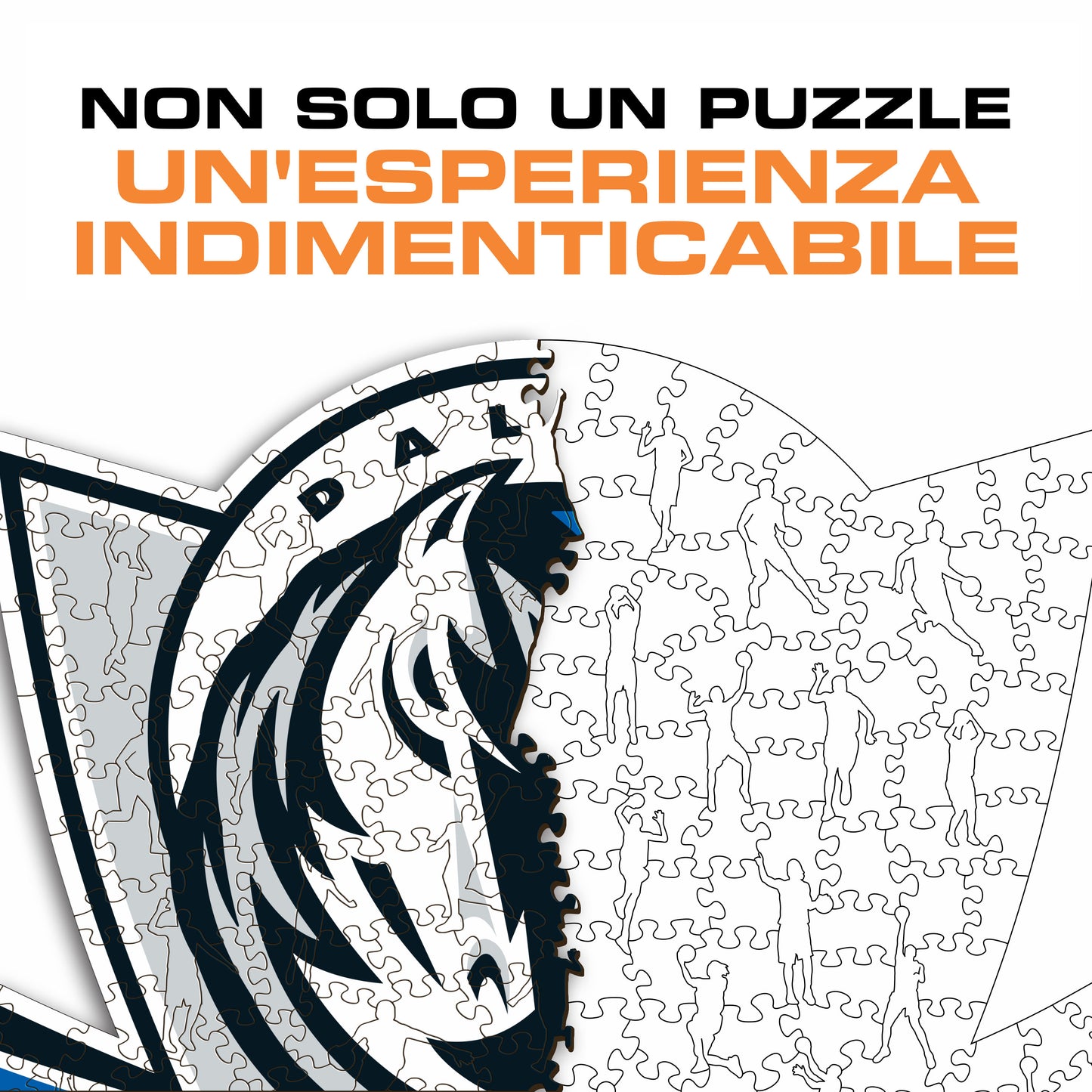 Dallas Mavericks™ Logo - Puzzle di Legno